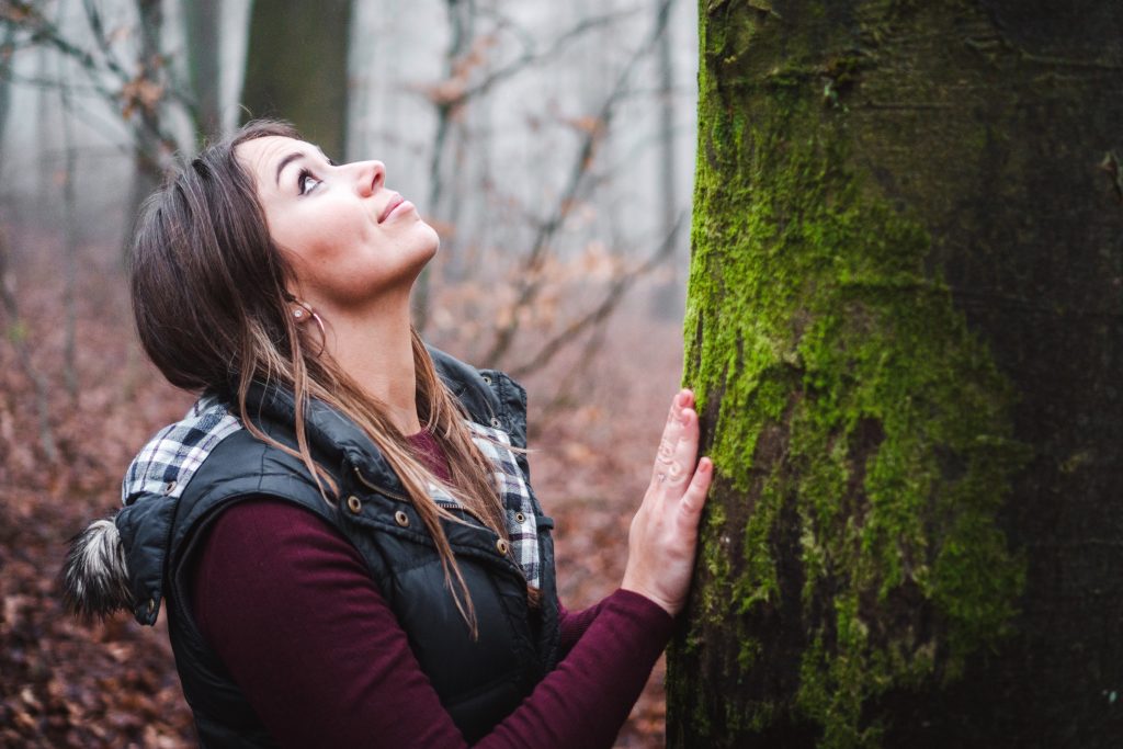 Forest Bathing involves sensory connection to nature