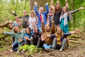 Forest Bathing Guide Training participants smiling