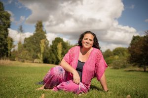 Sonya Dibbin - Forest Bathing Guide smiling at camera